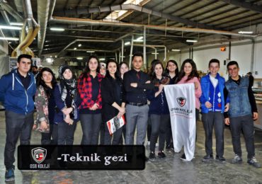 TEKNİK GEZİLERİMİZE DEVAM EDİYORUZ