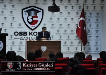 3. kariyer günleri başladı. ilk konuğumuz beyhan Hıdıroğlu