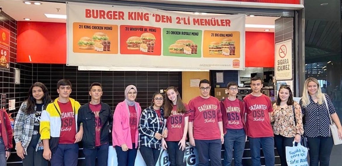 Burger King ve Bursa Kebap Evi’ne gezi düzenledik