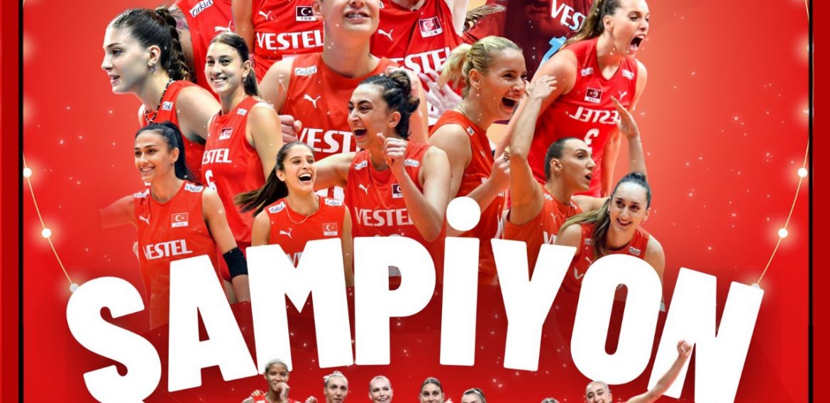 A Milli Kadın Voleybol Takımımız Avrupa Şampiyonu!