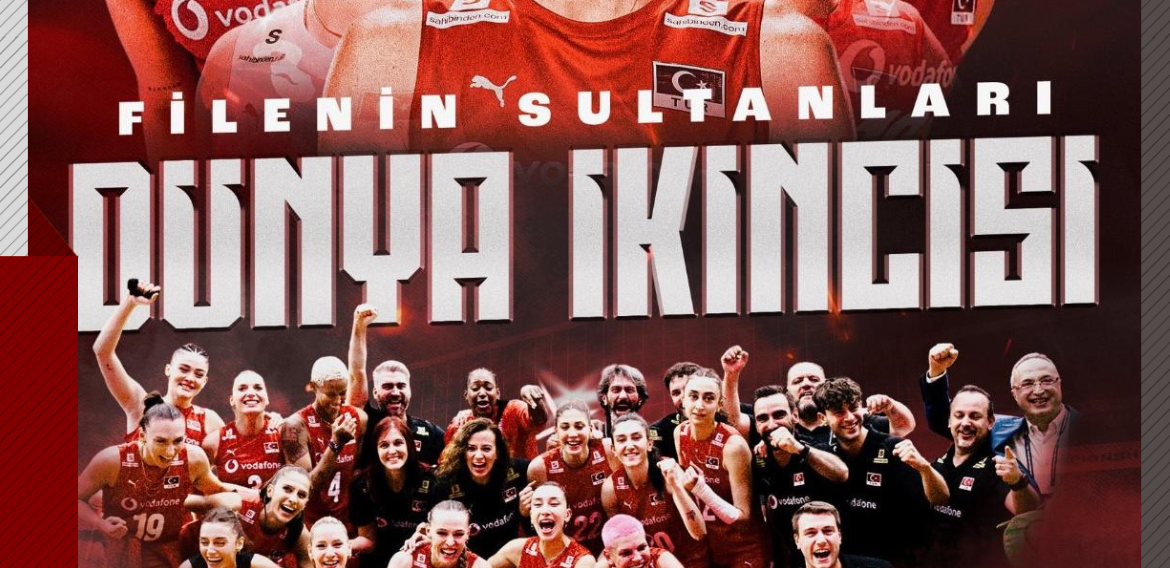 Filenin Sultanları voleybol Dünya Şampiyonası’nda ikinci oldular.  🇹🇷