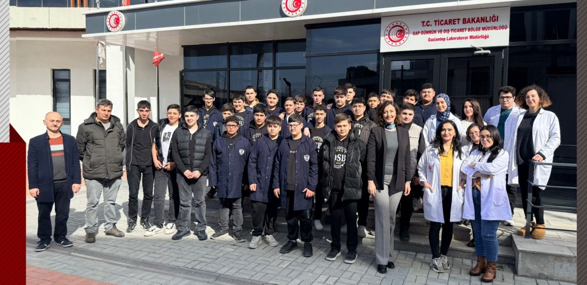 OSB Koleji Plastik Teknolojisi Bölümü Öğrencileri, Gaziantep Gümrük Laboratuvar Müdürlüğünü Ziyaret Etti.