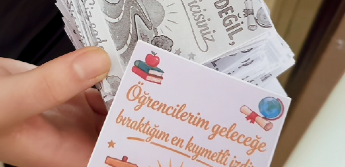 Öğrencilerin geleceğe bıraktığın en kıymetli izdir. ✨